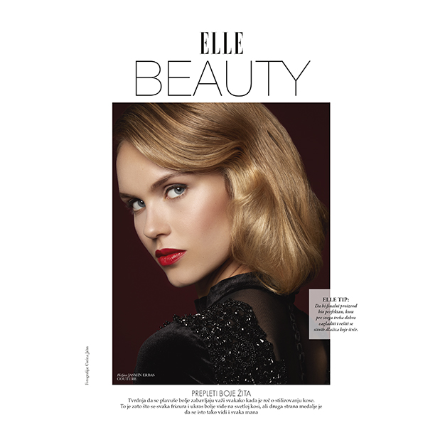 Elle Serbia editorial make-up artist frankfurt carina jahn