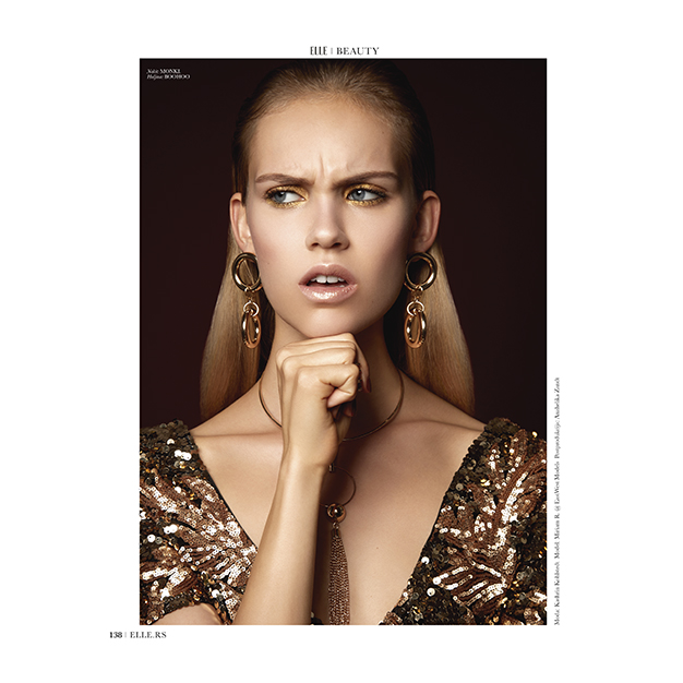 Elle Serbia editorial make-up artist frankfurt carina jahn