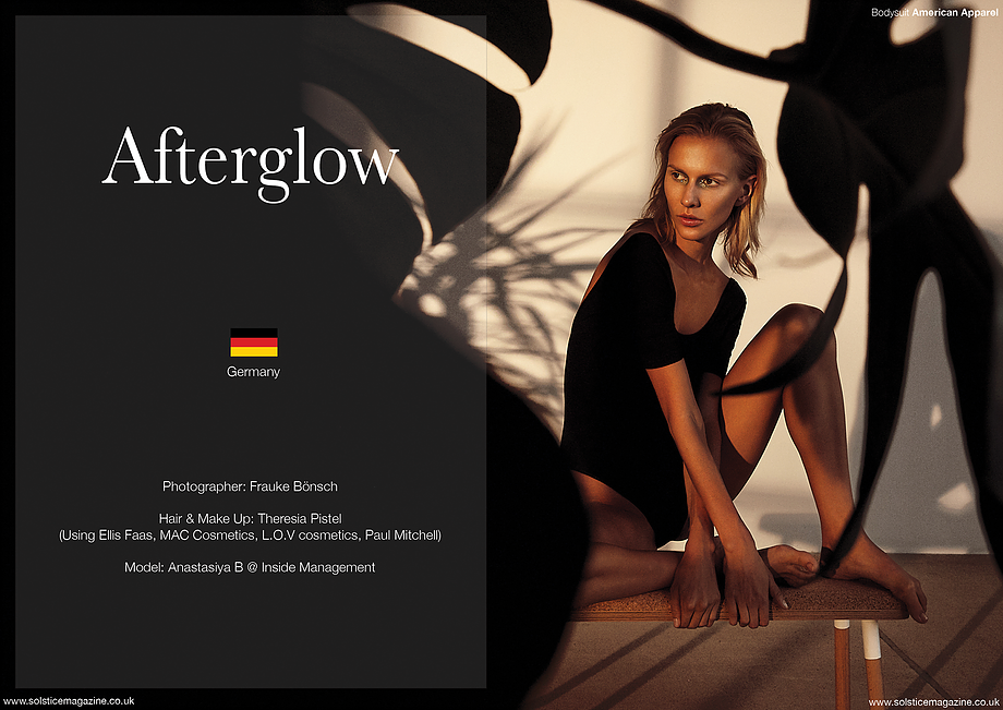 solstice magazine shimmer make-up glitter glow blonde hair sleek bingen mainz make-up artist hairstylist maskenbildner