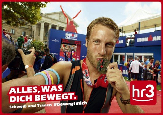 hr3 advertising iron man make-up hairstyle dortmund