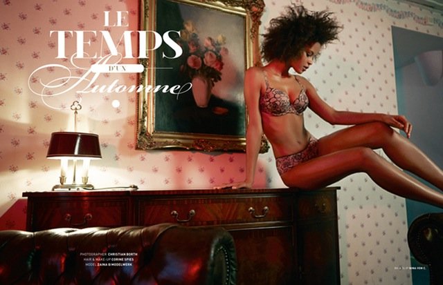 linie international editorial lingerie make-up artist afro hair mannheim heidelberg christian borth